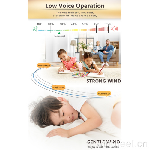 Ventilateur électrique portatif sur socle oscillant à base ronde